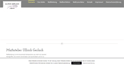Desktop Screenshot of massatelier-gerlach.de
